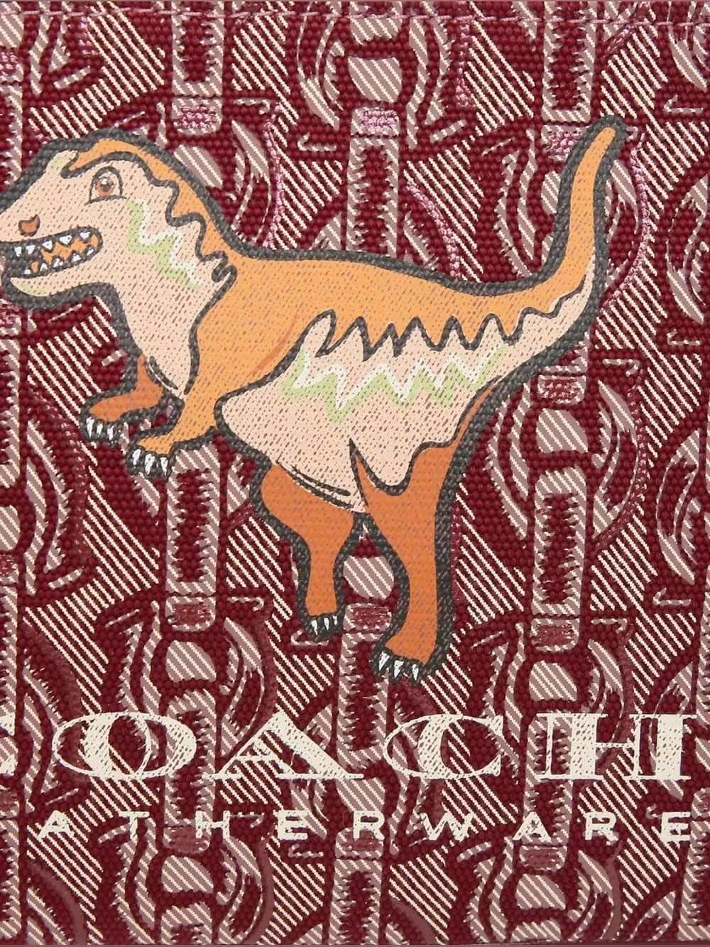 COACH REXY Dinosaur Mascot Lot Bag Charms Keyring Clutch Bag